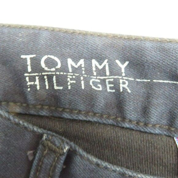 Tommy Hilfiger Curvy Bootcut Jeans Women's Size 0 Dark Wash Blue Denim 28X29 - Picture 5 of 14